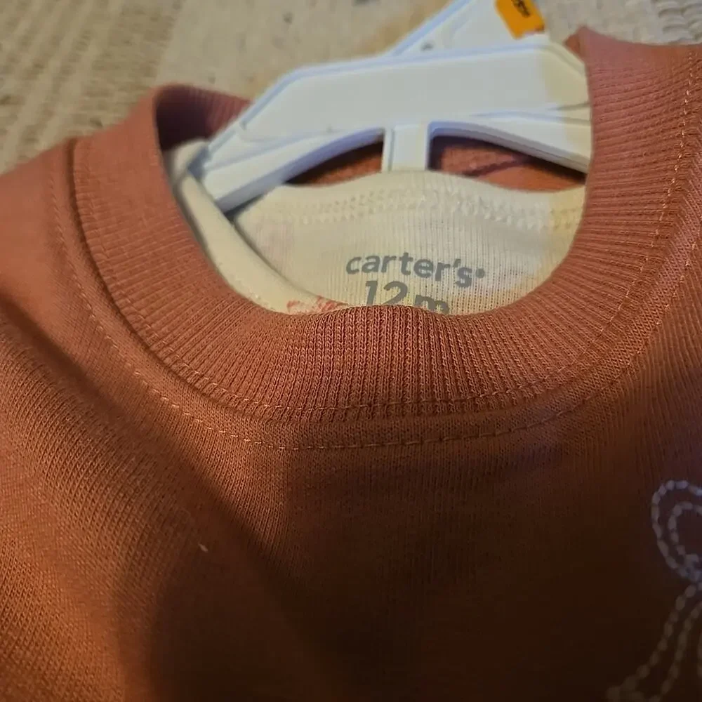 Carter's Ballet Outfit Baby Girl Size 12 Months Top Bodysuit Pants Set Dance NWT